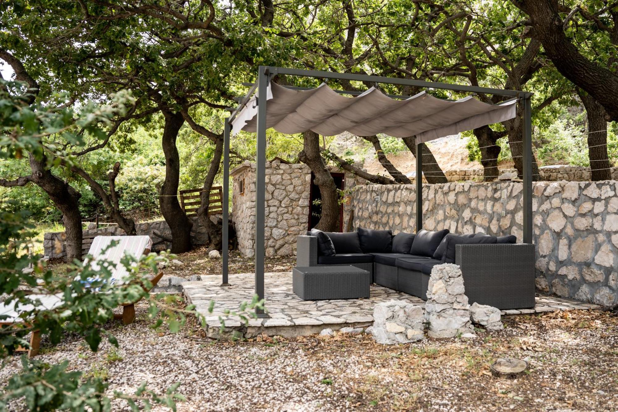 Villa Pag Dubrava Relax With Pool Bosana Exteriör bild