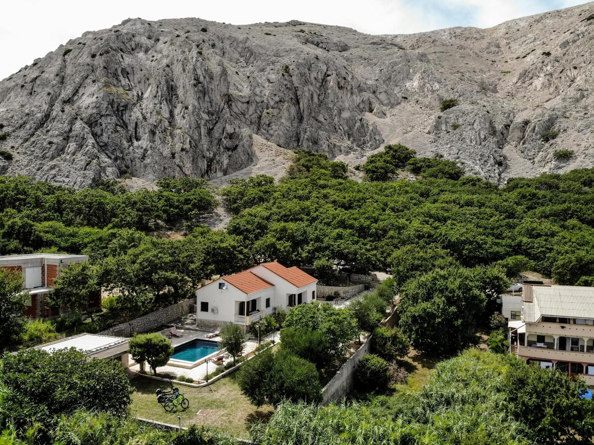 Villa Pag Dubrava Relax With Pool Bosana Exteriör bild