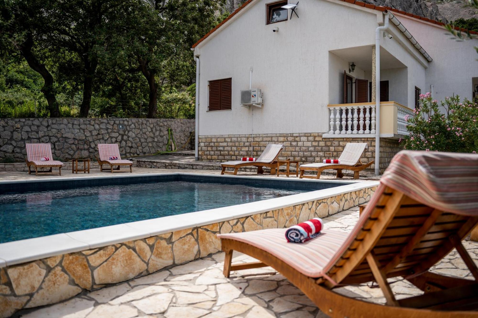Villa Pag Dubrava Relax With Pool Bosana Exteriör bild