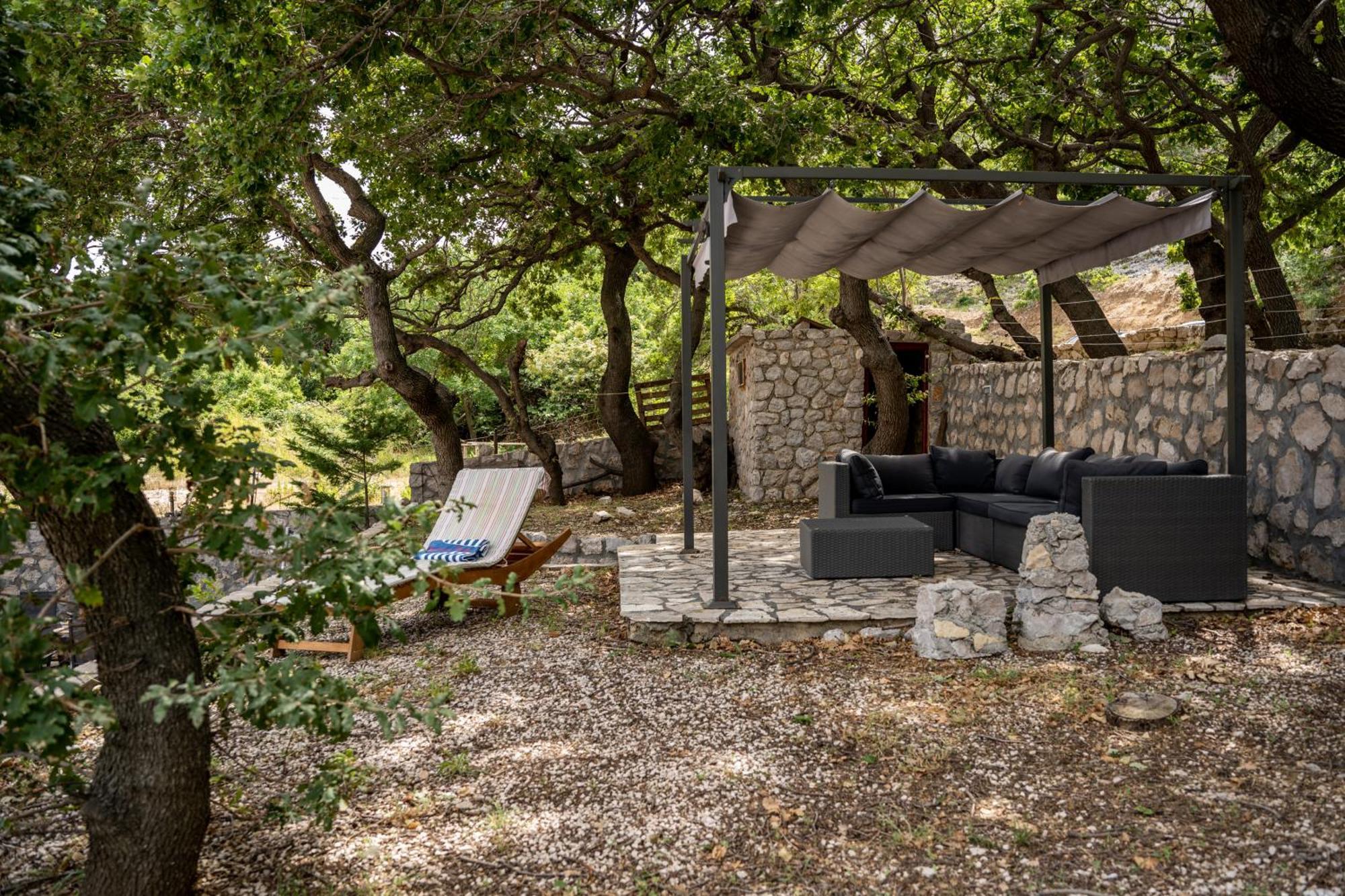 Villa Pag Dubrava Relax With Pool Bosana Exteriör bild