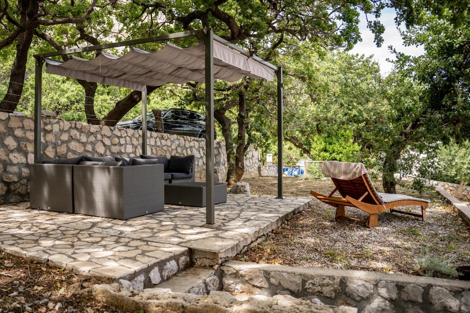 Villa Pag Dubrava Relax With Pool Bosana Exteriör bild